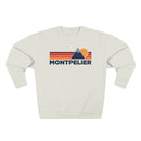 Premium Montpelier, Vermont Mountain Lines Graphic Sweatshirt-1