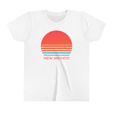 New Mexico Youth Shirt - Retro 80s New Mexico Kid's T-Shirt