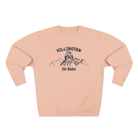 Premium Killington, Vermont Ski Babe Sweatshirt