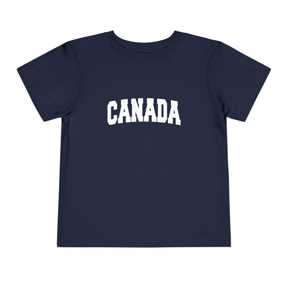 Canada Toddler Graphic Tee - Kids Canada Vacation T-Shirt