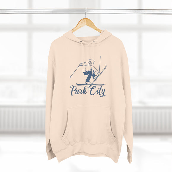 Premium Park City, Utah Vintage Snow Ski Hoodie