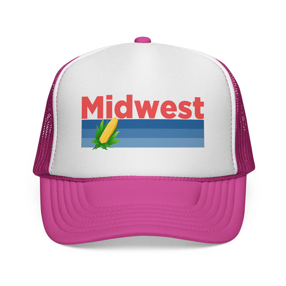 Midwest Retro Corn and Farm Trucker Hat