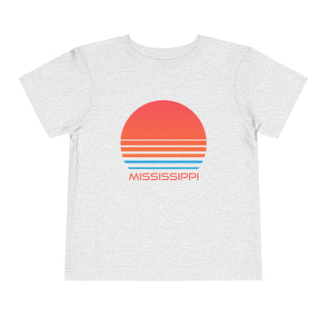 Buy athletic-heather Mississippi Toddler T-Shirt - Retro 80s Unisex Toddler Mississippi Shirt