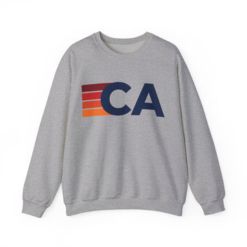 Buy sport-grey California Retro Sweatshirt | Retro Stripes California