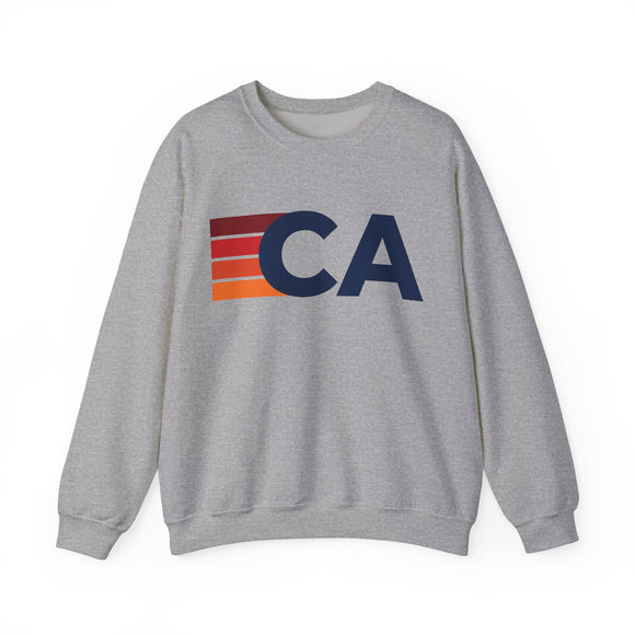 California Retro Sweatshirt | Retro Stripes California