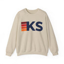 Kansas Retro Sweatshirt | Retro Stripes Kansas-2