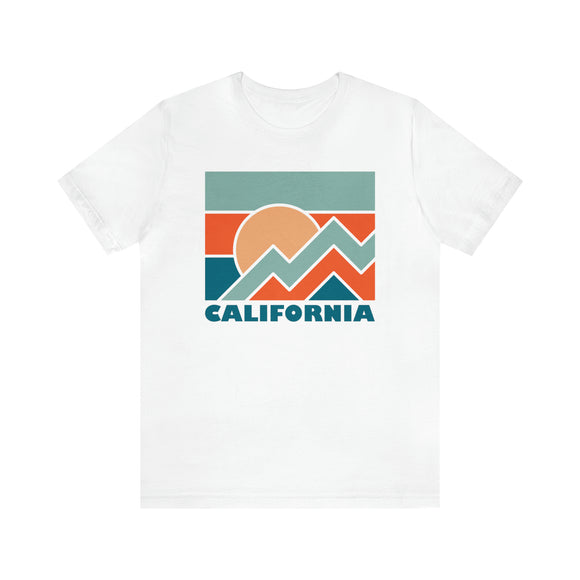 California T-Shirt - Retro Unisex California Shirt