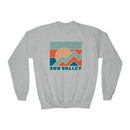 Sun Valley, Idaho Youth Sweatshirt - Unisex Kid's Sun Valley Crewneck Sweatshirt-5