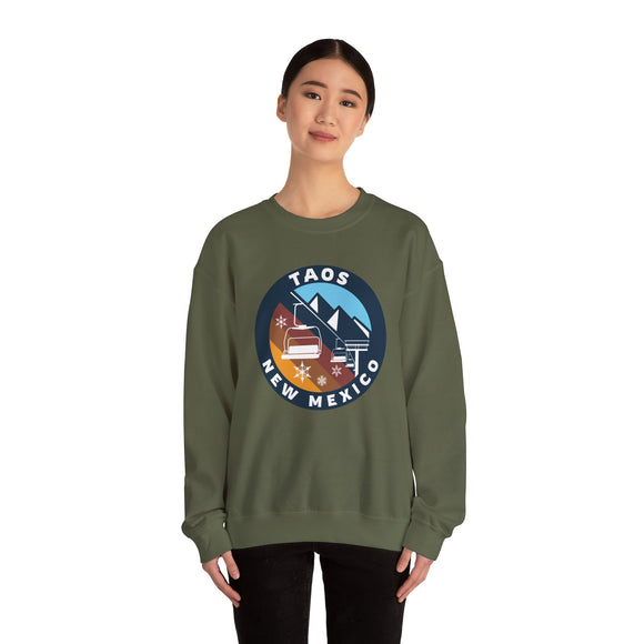 Taos, New Mexico Sweatshirt - Ski Lift Taos Crewneck Sweatshirt