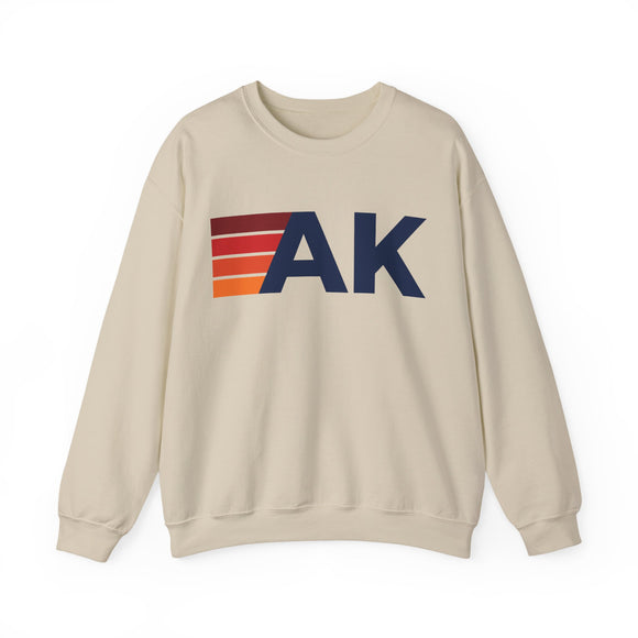 Alaska Retro Sweatshirt | Retro Stripes Alaska