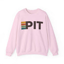 Pittsburgh, Pennsylvania PIT Retro Stripe Sweatshirt-5