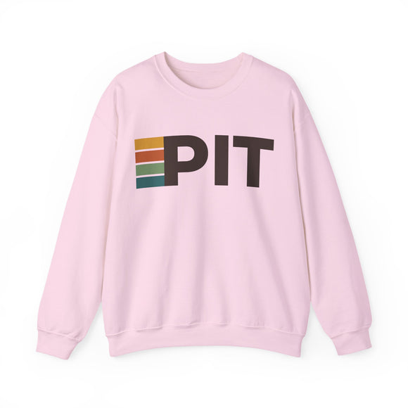 Pittsburgh, Pennsylvania PIT Retro Stripe Sweatshirt