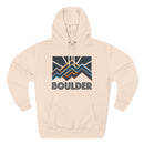 Boulder, Colorado Hoodie - Retro Mountain Unisex Sweatshirt-3