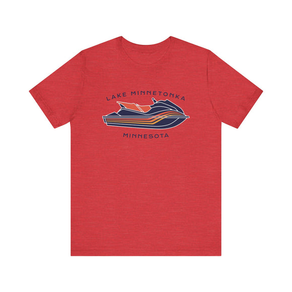 Lake Minnetonka, Minnesota T Shirt - Jetski Boating Graphic Tee