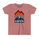 Aspen, Colorado Youth Shirt - Retro Mountain Aspen Kid's T-Shirt-1