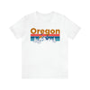 Oregon T-Shirt - Mountain Sunset Unisex Oregon Shirt