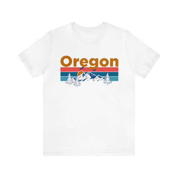 Oregon T-Shirt - Mountain Sunset Unisex Oregon Shirt