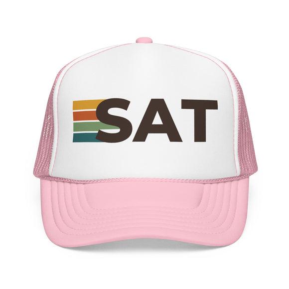 San Antonio, Texas Trucker Hat - SAT Abbr retro cap