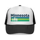 Minnesota Retro Trees Trucker Hat - Vintage Style Minnesota Cap-1