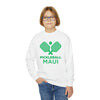 Maui, Hawaii Youth Sweatshirt - Pickleball Unisex Kid's Maui Crewneck Sweatshirt
