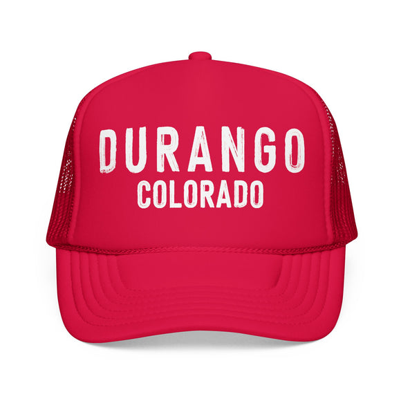 Durango, Colorado Trucker Hat - Foam Durango Cap