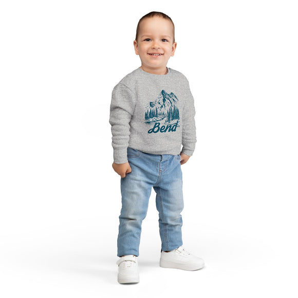 Bend, Oregon Toddler Sweatshirt - Bend Toddler Crewneck Sweatshirt