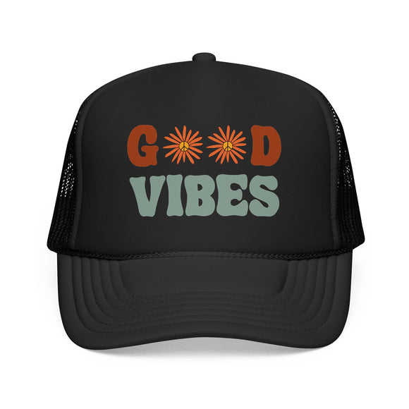 Good Vibes Trucker Hat Boho