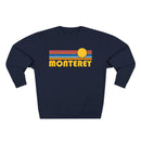 Premium Monterey, California Retro Sun Graphic Sweatshirt-6