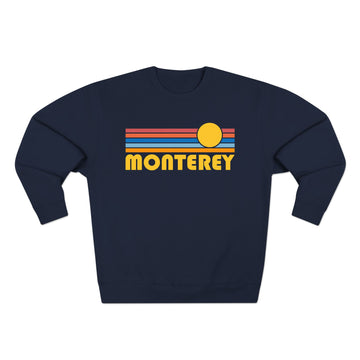 Buy navy Premium Monterey, California Retro Sun Graphic Sweatshirt