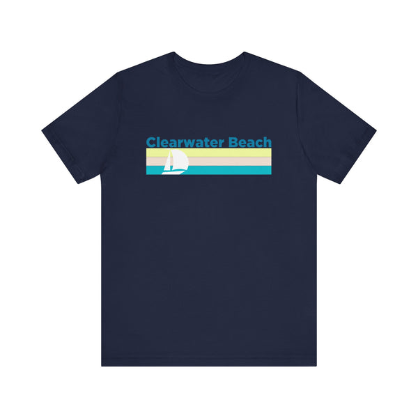 Clearwater Beach, Florida T Shirt - Sailboat Graphic Tee