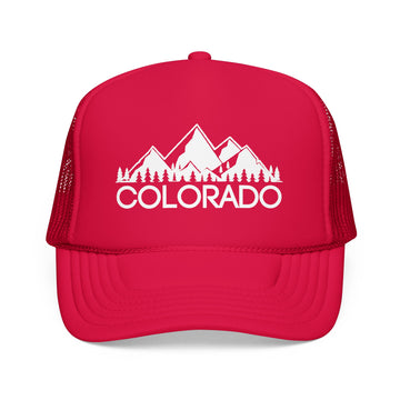 Buy red Colorado Trucker Hat - Colorado Cap