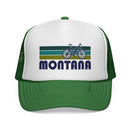 Montana Retro Bike Trucker Hat - Vintage Style Montana Cap-2
