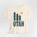 Utah T Shirt - Retro Trees Utah Tee-8