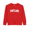 Portland, Oregon Sweatshirt - Portland Toddler Crewneck Sweatshirt