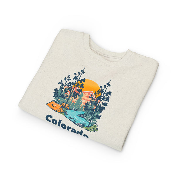 Colorado Toddler Sweatshirt - Colorado Toddler Crewneck Sweatshirt