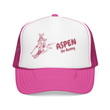 Aspen, Colorado Ski Bunny Foam Trucker Hat