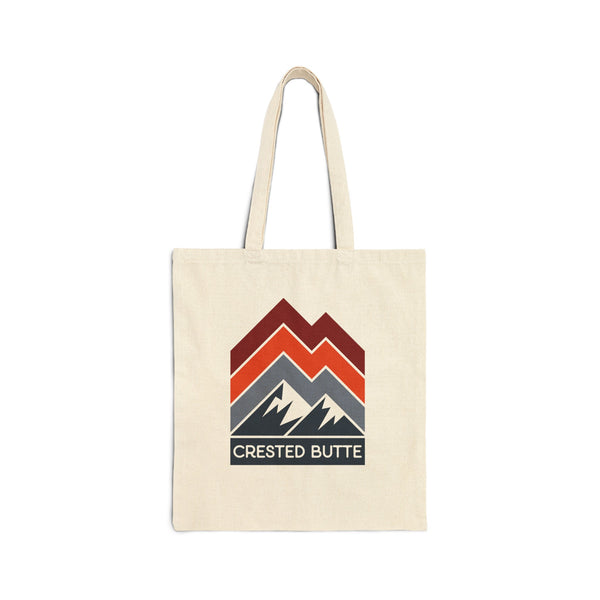 Crested Butte, Colorado Cotton Canvas Crested Butte Tote Bag