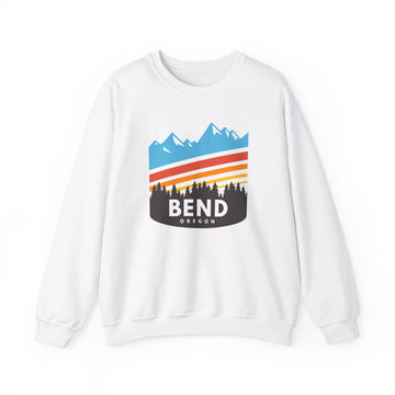 Bend, Oregon Sweatshirt - Unisex Retro Crewneck Bend Sweatshirt