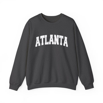 Buy dark-heather Atlanta, Georgia Sweatshirt - Unisex Graphic Crewneck