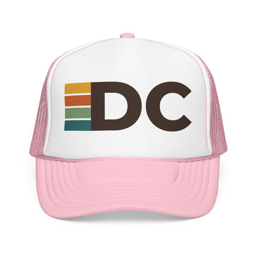 Buy light-pink-white Washington, DC Trucker Hat - DC retro cap