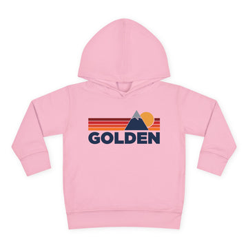 Buy pink Golden, Colorado Toddler Hoodie - Unisex Mountain Golden Pullover Sweatshirt, Kids Hooded Jumper, Colorado Souvenir
