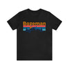Bozeman, Montana Shirt - Mountain Sunset Unisex Bozeman T-Shirt