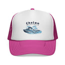 Chelan, Washington Wakeboard Boat Trucker Hat-5