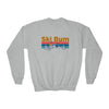 Ski Bum Youth Sweatshirt - Unisex Kid's Ski Bum Crewneck Sweatshirt