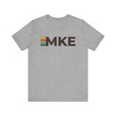Milwaukee, Wisconsin tee - MKE t shirt retro stripes-4