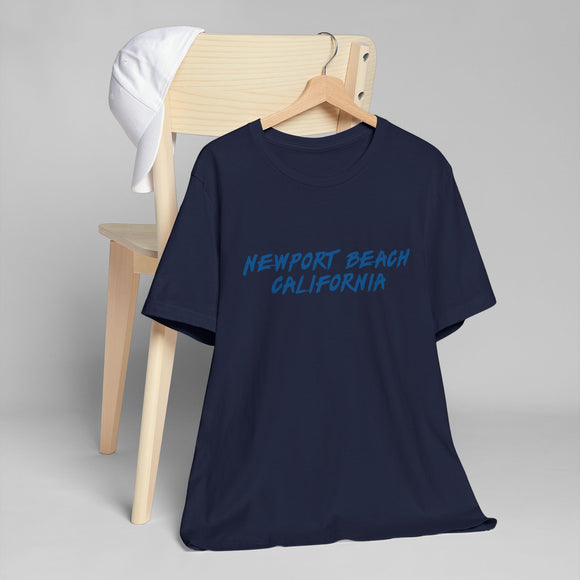 Newport Beach T-Shirt | 100% Cotton Retro California Tee