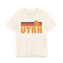 Utah T-Shirt Retro - Adult Unisex Utah T Shirt-8