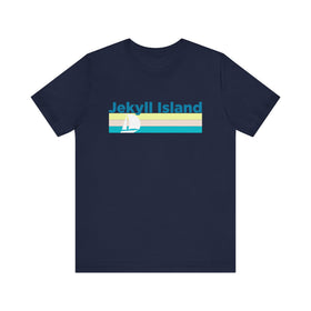 Buy navy Jekyll Island T Shirt - Sailboat Graphic Jekyll Island Tee
