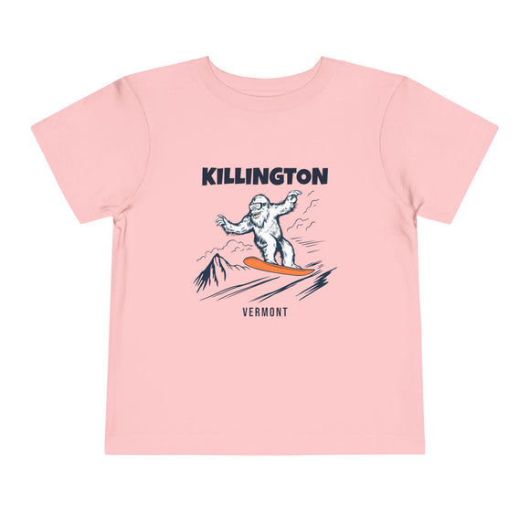 Killington, Vermont Yeti Snowboard Toddler Tee
