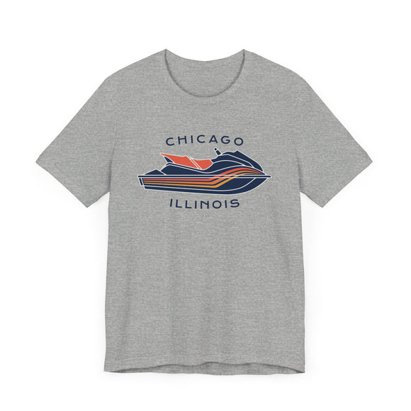 Chicago, Illinois T Shirt - Jetski Boating Graphic Tee
